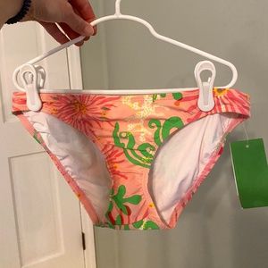 Lilly Pulitzer Women's Bikini Bottom - Size XS  - NWT - Coral Pattern